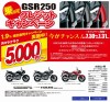 GSR250乗ってクレジットキャンペーン